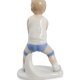 Статуэтка из фарфора Юный волейболист Pavone JP-50/ 7, фотография со спины