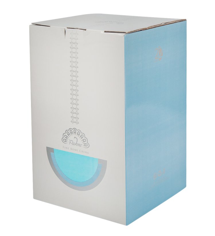 Чайный сервиз с тарелками на 6 персон Миланская Роза Pavone JK- 69, фотография коробки