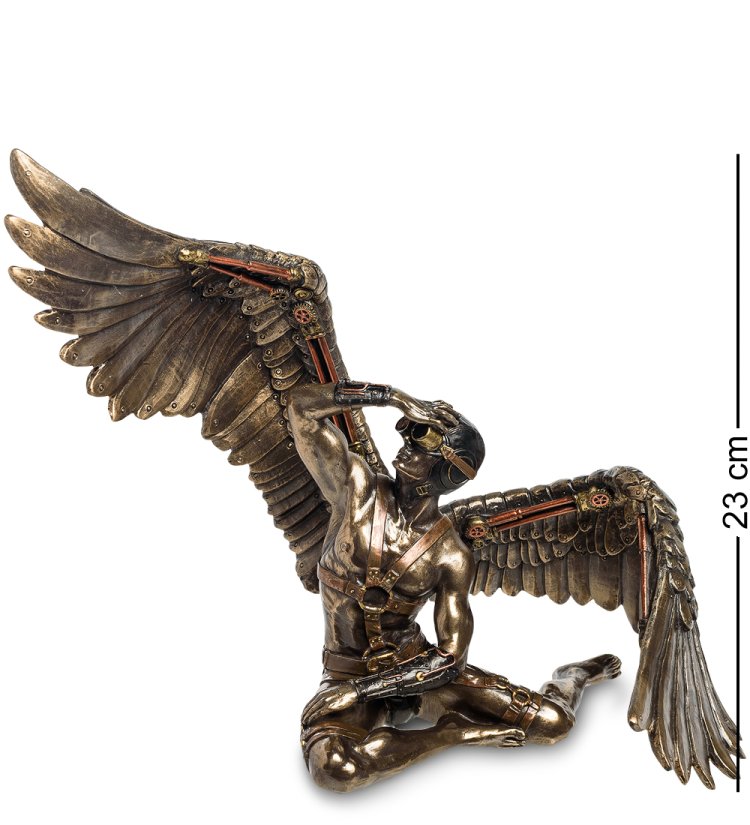 Статуэтка в стиле Стимпанк Мужчина-Ангел Veronese WS-904