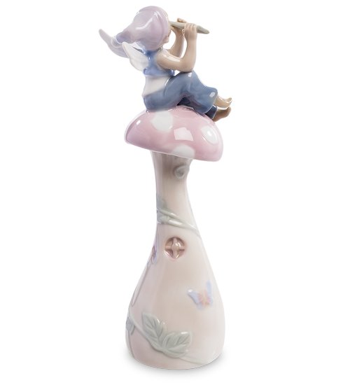 Колокольчик из фарфора Фея на грибочке Pavone JP-26/ 2, оборотная сторона