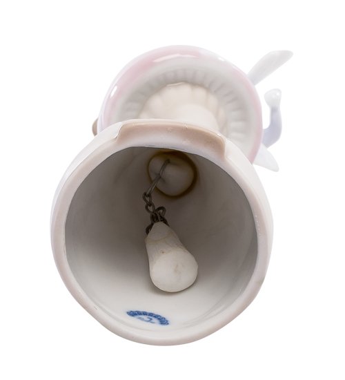 Колокольчик из фарфора Фея на грибочке Pavone JP-26/ 2, вид снизу