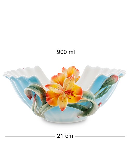 Ваза для фруктов из керамики Лилии Pavone FM-05/ 3