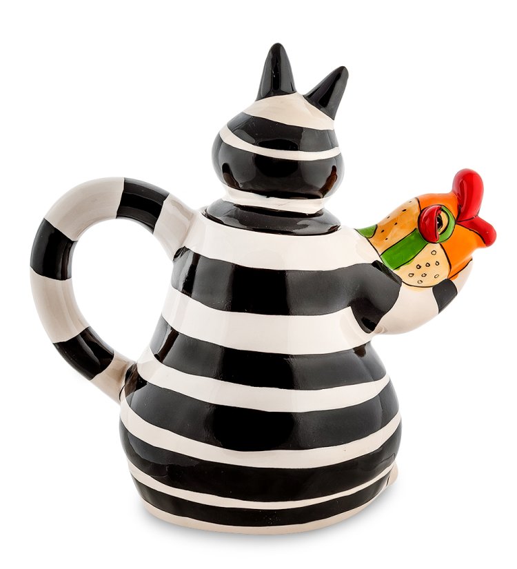 Заварочный чайник Кот Кланси Blue Sky BS-17, оборотная сторона