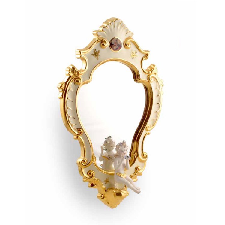 Зеркало с ангелом коллекция Барокко Migliore De Luxe 26377