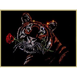 Картина От всей души (цветной) c кристаллами Swarovski