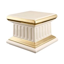 Колонна - подставка Diamante бежевая, размер 37х37х30 см