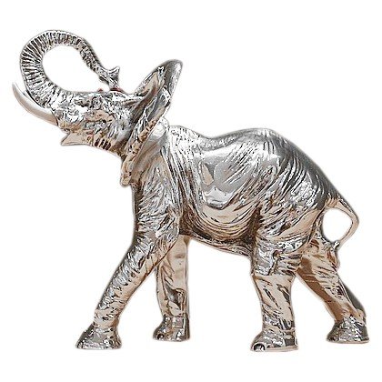 Статуэтка Величественный Слон в серебре Euro Far F211A