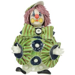 Копилка из фарфора Клоун