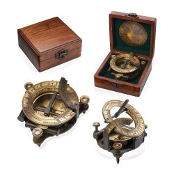 Компас с солнечными часами Hetton Garden