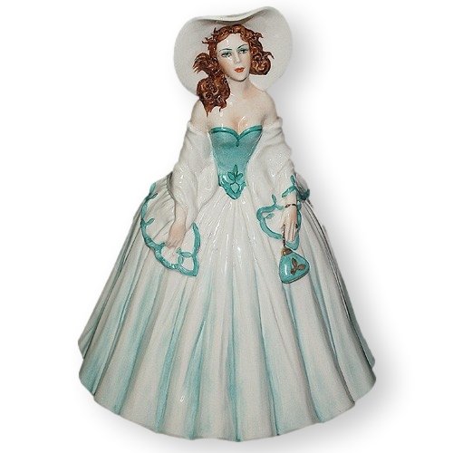 Статуэтка из фарфора Дама Элиза (глянцевая)