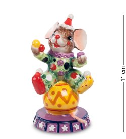 Статуэтка из фарфора Мышонок клоун