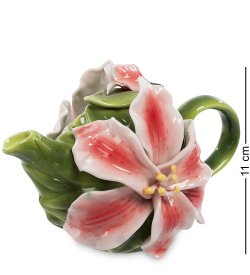 Заварочный чайник из фарфора Лилия