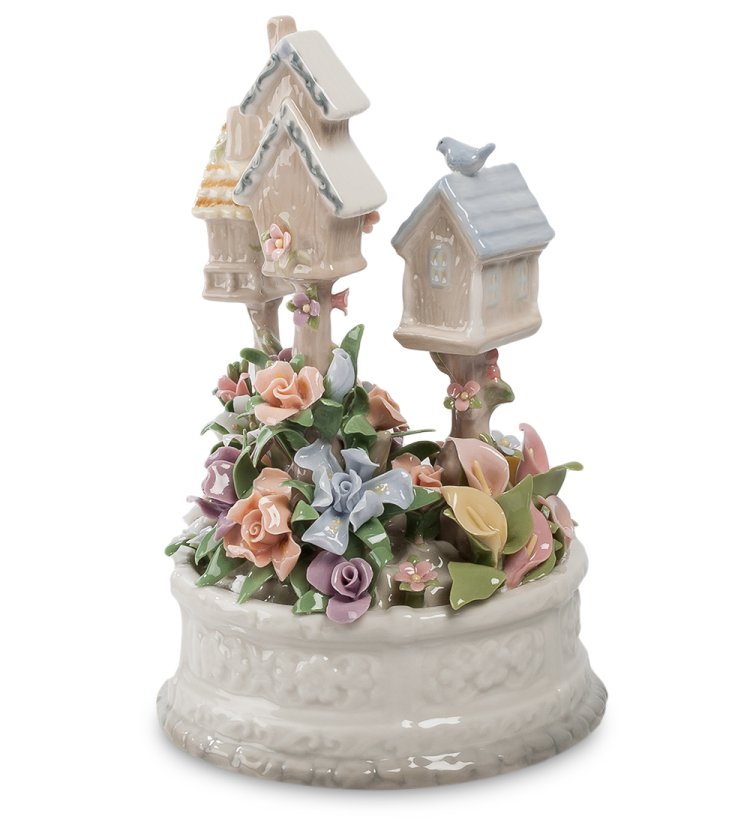 Музыкальная статуэтка Птичий дом Pavone CMS-15/62, фотография сбоку