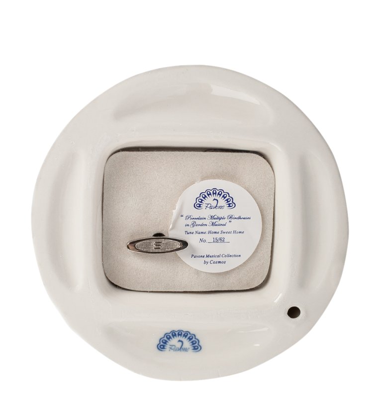 Музыкальная статуэтка Птичий дом Pavone CMS-15/62, фотография снизу