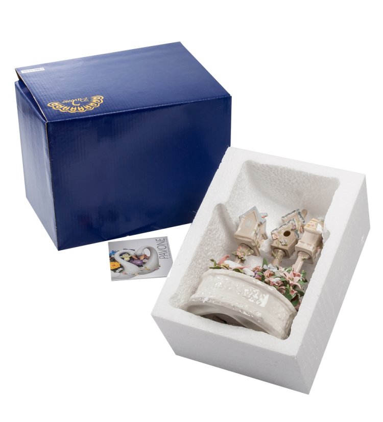 Музыкальная статуэтка Птичий дом Pavone CMS-15/62, фотография в упаковке