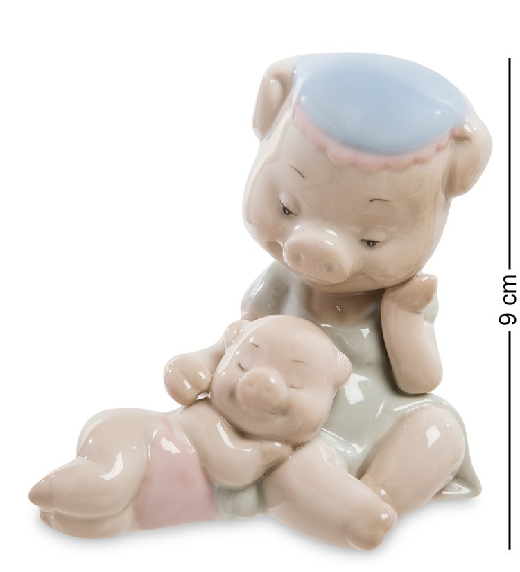 Фигурка из фарфора Свиньи - Самая лучшая мама Pavone JP-111/ 3