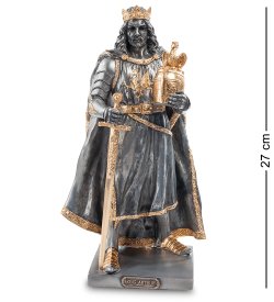 Статуэтка Король Артур в золотом одеянии