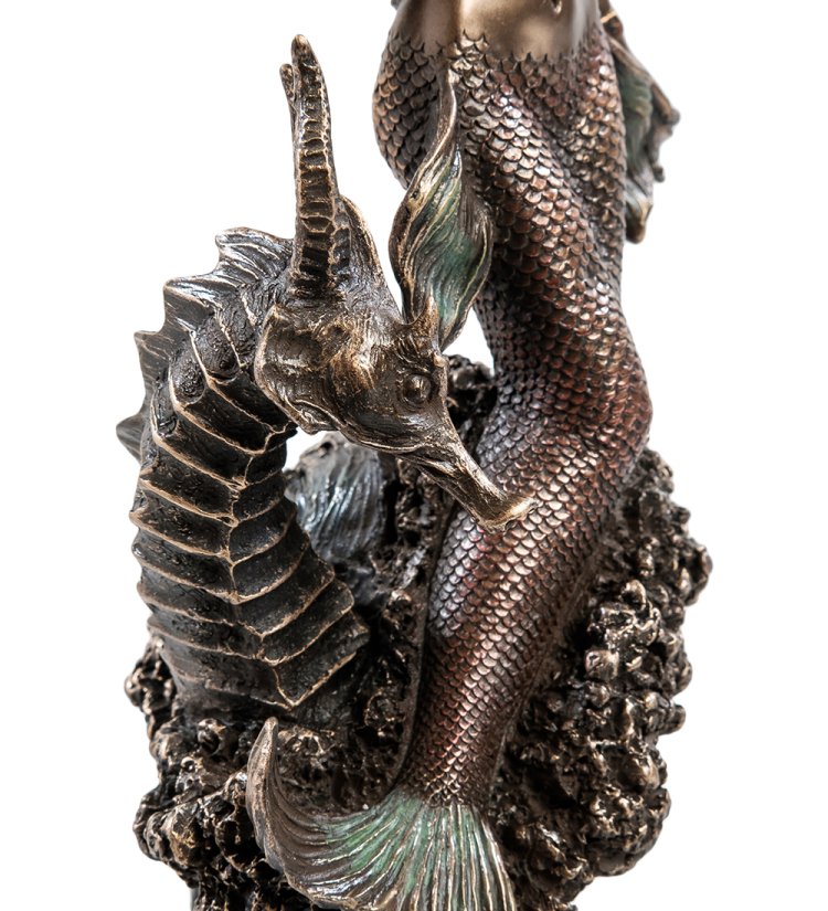 Статуэтка Русалка. Эхо из морских глубин Veronese WS-942, увеличенный вид профиль