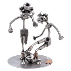 Футболисты в гетрах - Фигурка из металла