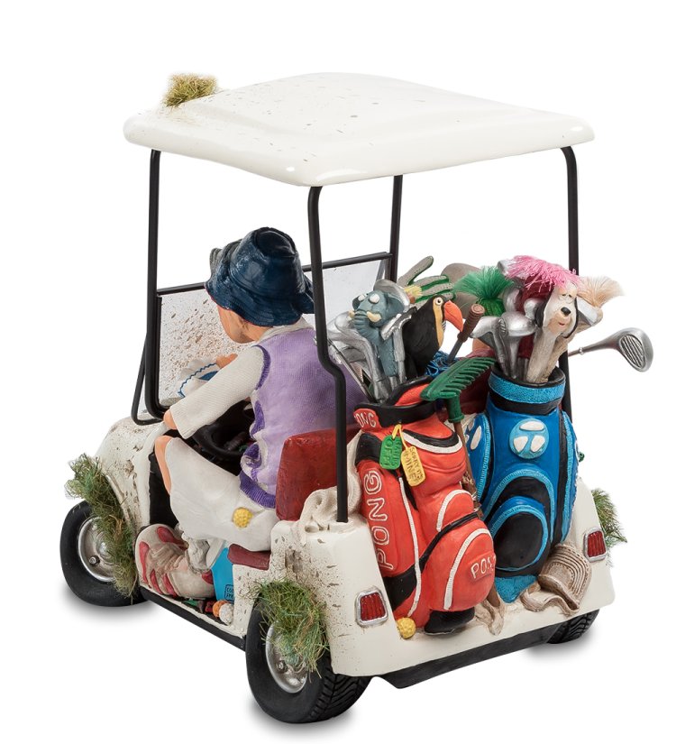 Статуэтка Туристический Гольф-кар - The Buggy Buddies Forchino FO-85075, оборотная сторона