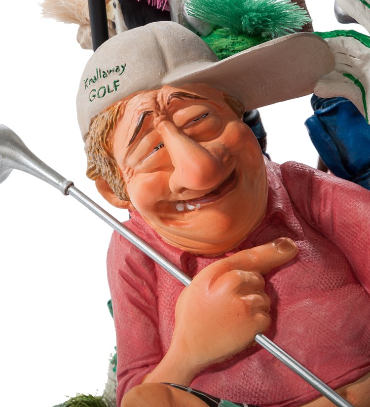 Статуэтка Туристический Гольф-кар - The Buggy Buddies Forchino FO-85075, увеличенный вид деталей слева