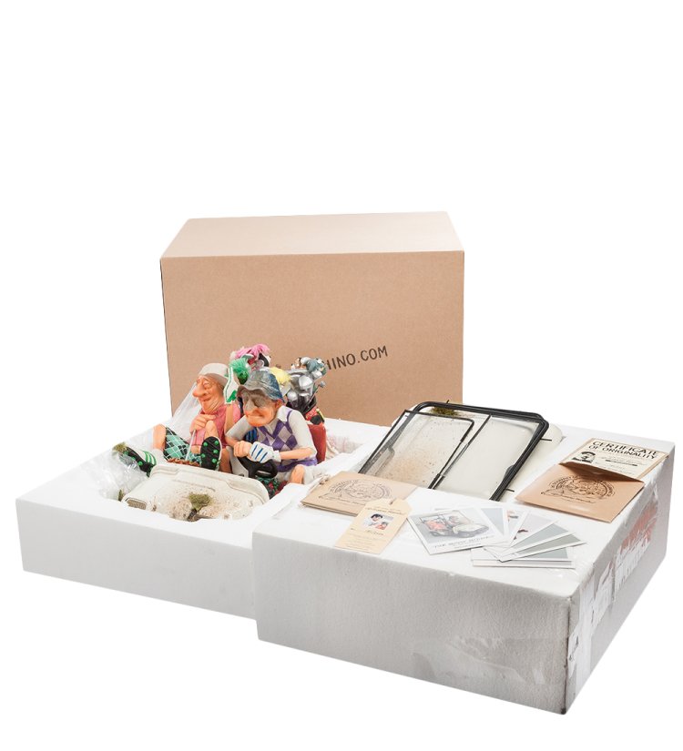 Статуэтка Туристический Гольф-кар - The Buggy Buddies Forchino FO-85075, упаковочный вид