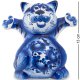 Фигурка Большой Кот Добряк Голубая гжель ГЛ-148