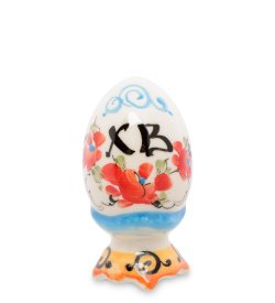 Статуэтка Пасхальное яйцо Цветная гжель