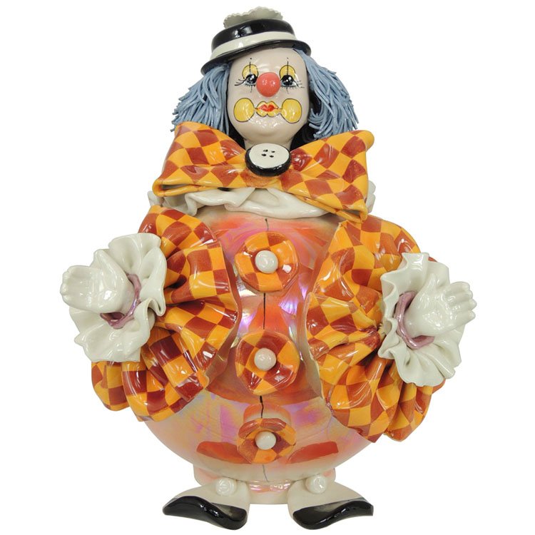 Клоун копилка статуэтка из фарфора