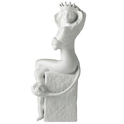 Фарфоровая статуэтка Лев (женщина)