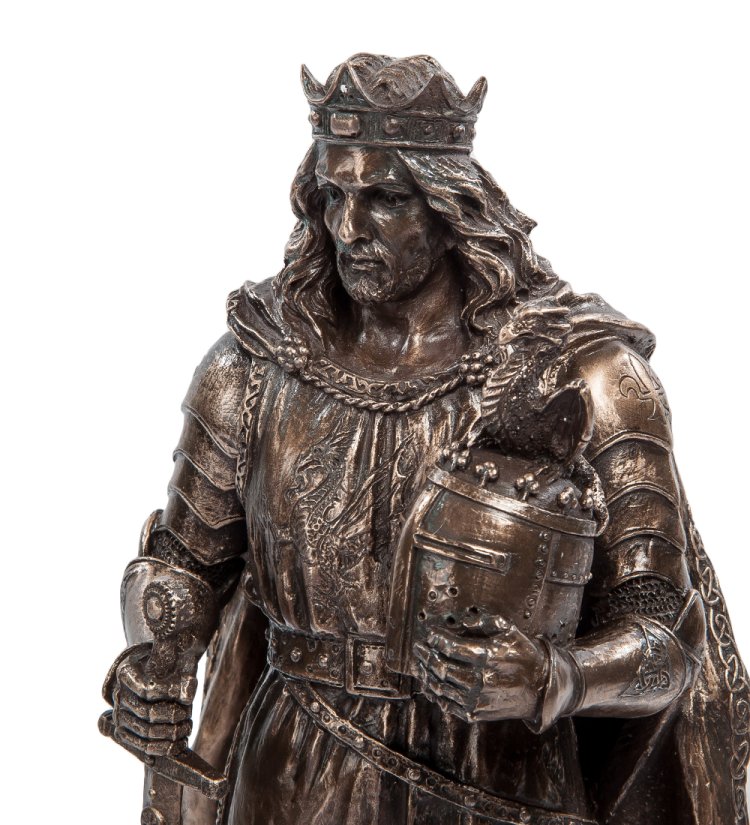 Статуэтка Медный Король Артур Veronese WS-640/ 1, портретный вид