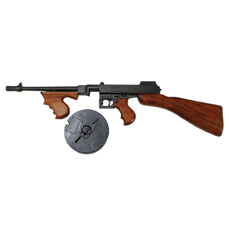 Макет Автомата Томпсона 1928 года Denix 1092 в разобранном виде