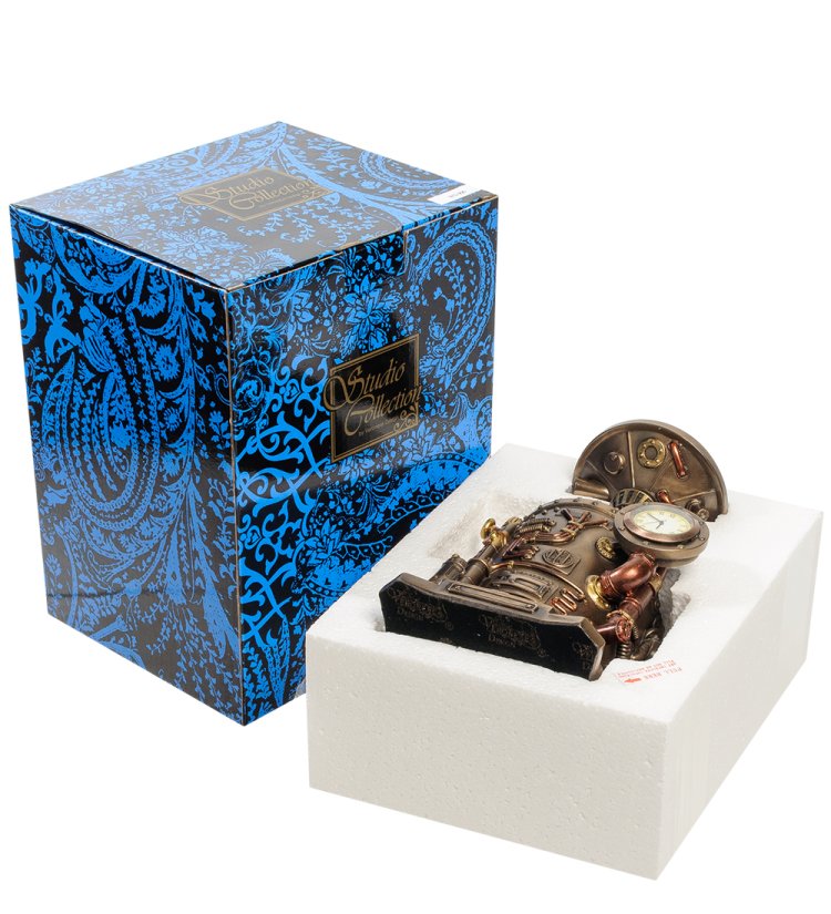Статуэтка-часы в стиле Стимпанк Veronese WS-906, упаковочный вид
