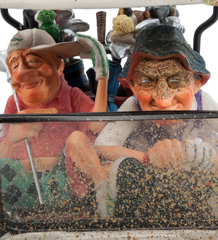 Фигурка Любители играть в гольф - The Buggy Buddies Forchino FO-85076, портретный вид