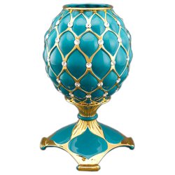 Ваза для цветов на ножке из керамики Венеция