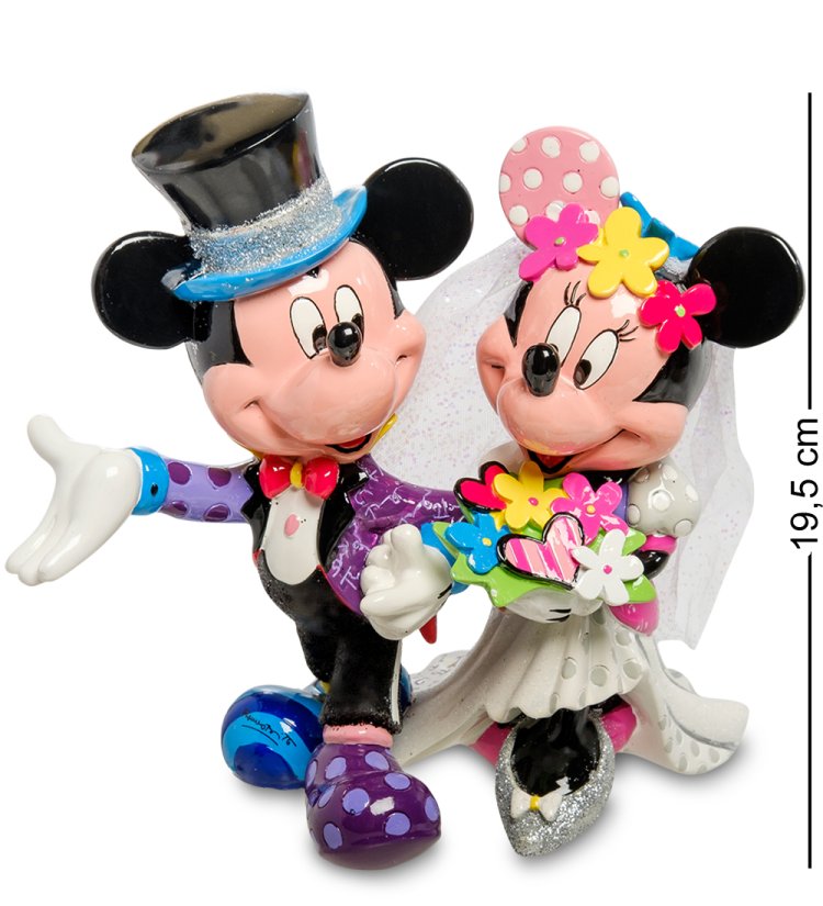 Статуэтка Свадьба Микки и Минни Мауса Disney by Britto