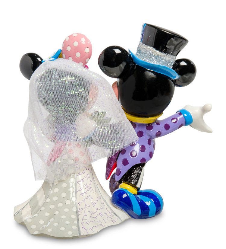 Статуэтка Свадьба Микки и Минни Мауса Disney by Britto, фотография со спины