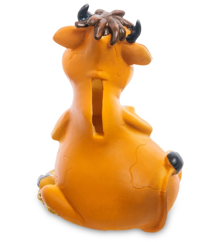 Копилка Бык знак зодиака Рак символ 2021 года AF-1004/ 7, фотография со спины