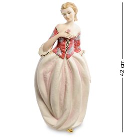 Статуэтка из керамики Девушка с цветком