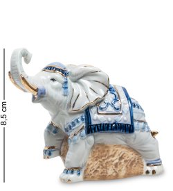 Статуэтка из фарфора Слоник с золотым декором