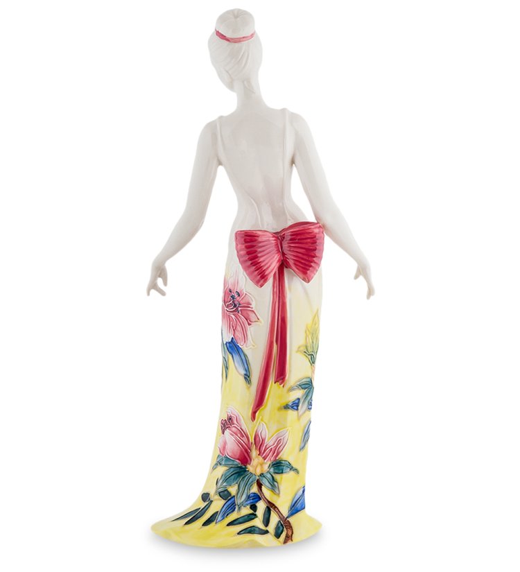 Статуэтка из фарфора Девушка Прекрасная леди Pavone JP-96/ 33, фотография со спины