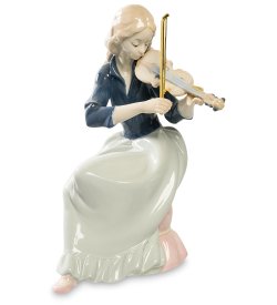 Статуэтка из фарфора Девушка скрипачка
