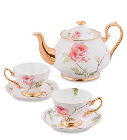 Чайный набор на 2 персоны с чайником Райский сад