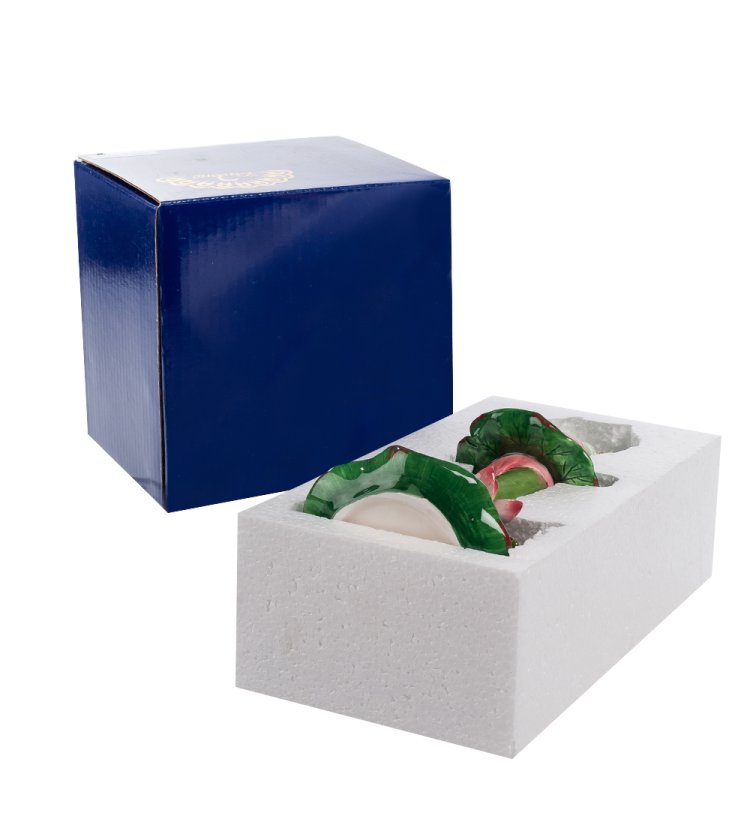 Фигурка из керамики Лягушка балерина Pavone CMS-02/ 1, фотография в упаковке