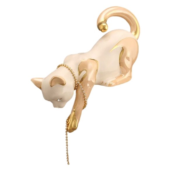 Статуэтка Кошка спрыгивающая