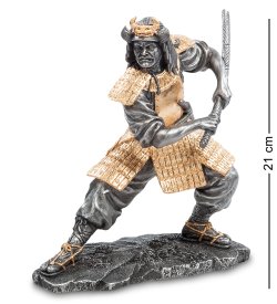 Статуэтка Самурай в позолоченном одеянии