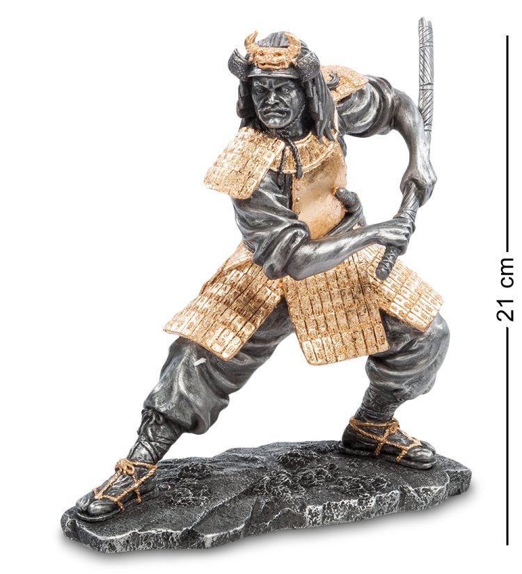 Статуэтка Самурай в позолоченном одеянии Veronese WS-88