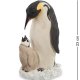 Статуэтка Пингвин с детенышем Veronese WS-712