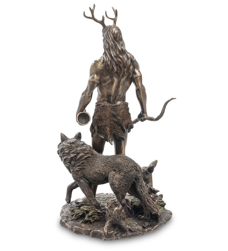 Статуэтка Херн-охотник Veronese WS-575, оборотная сторона