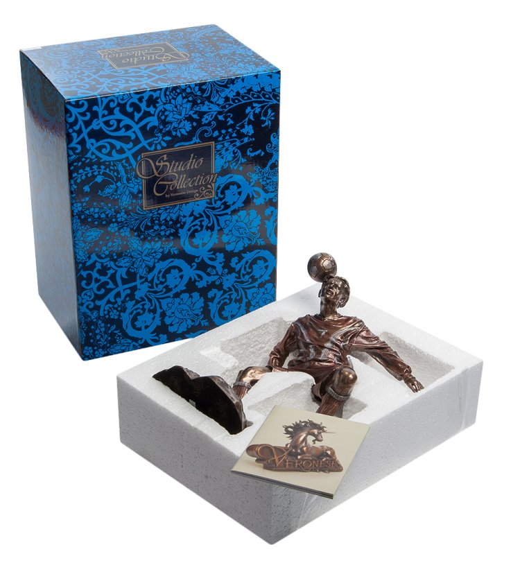 Статуэтка Футболист в игре Veronese WS-434, упаковочный вид